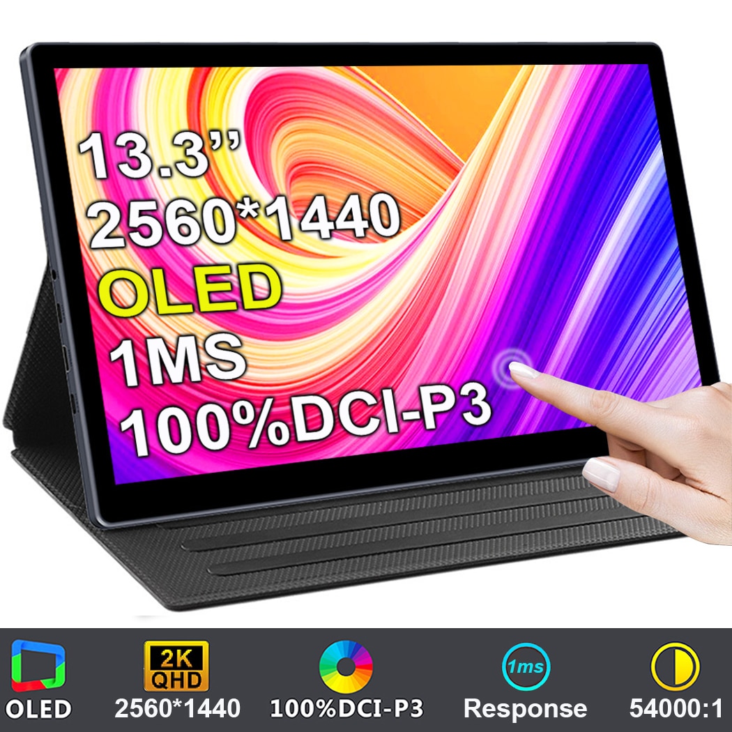 13.3 ġ 2K OLED ġũ ޴ , cŸ HDMI OTG ȣȯ ̹  PC Xbox PS5 ġ ƮϿ